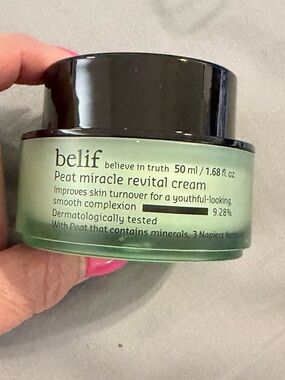 belif Peat Miracle Revital Cream — Green Hydrating Face Moisturizer